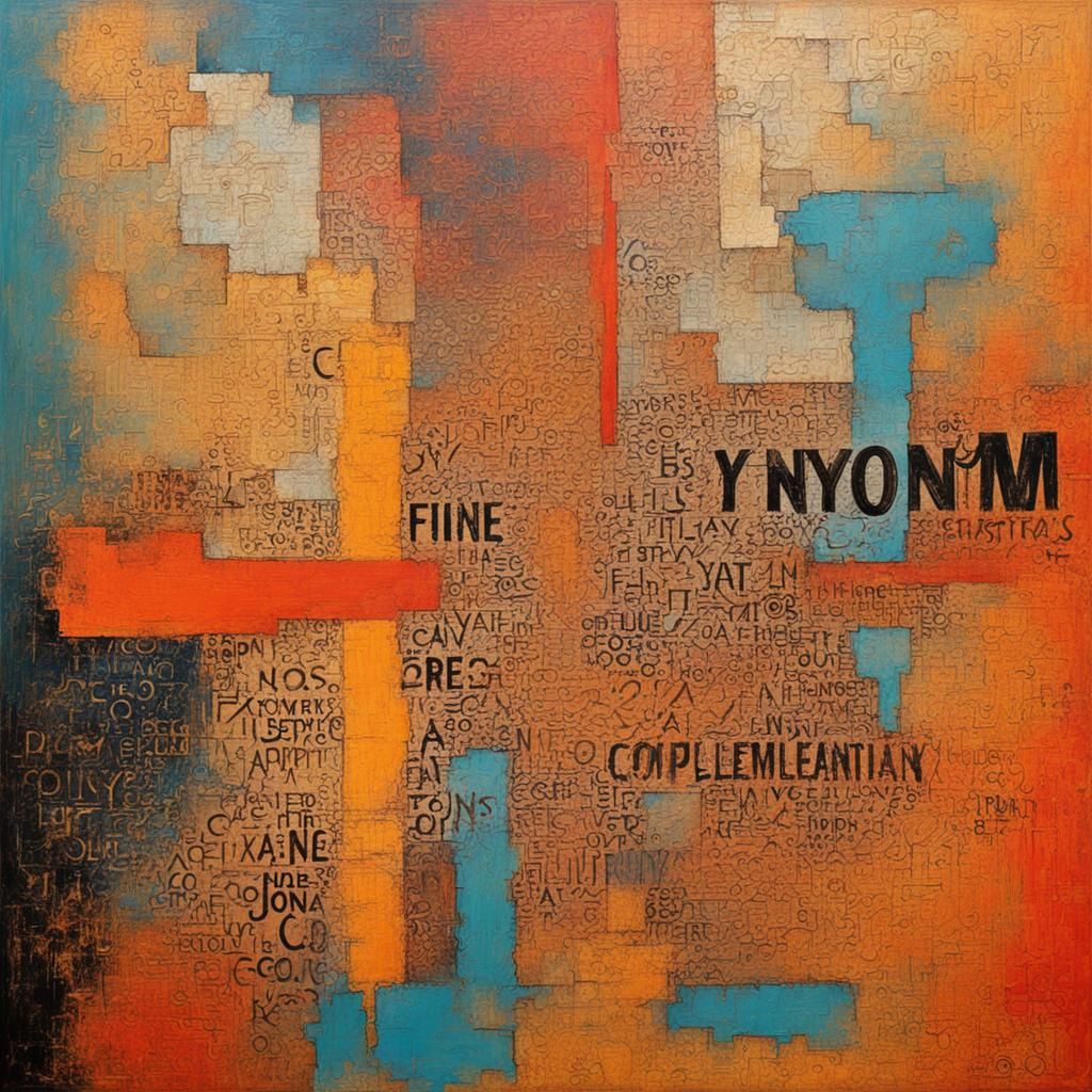 Abstract Art with Complementary Colors