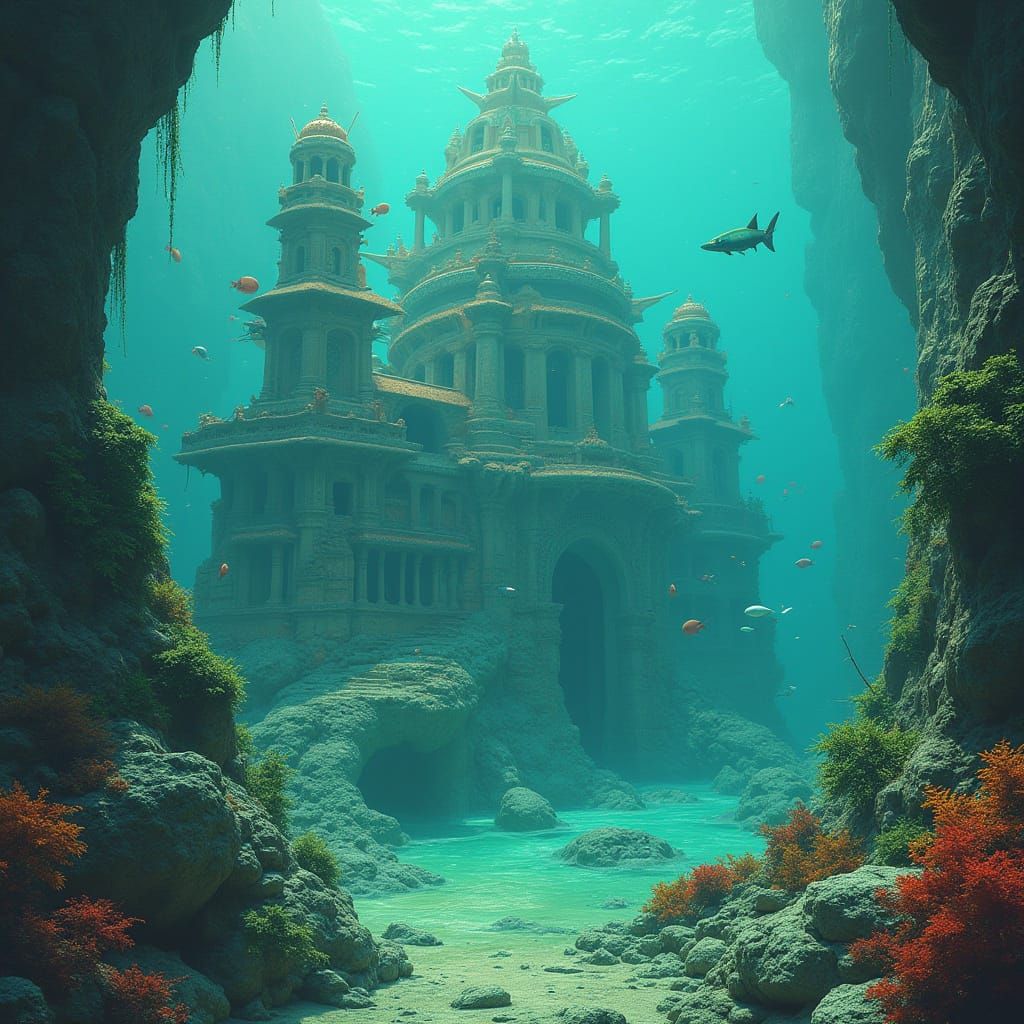Atlantis: Mystical Ruins in Turquoise Waters