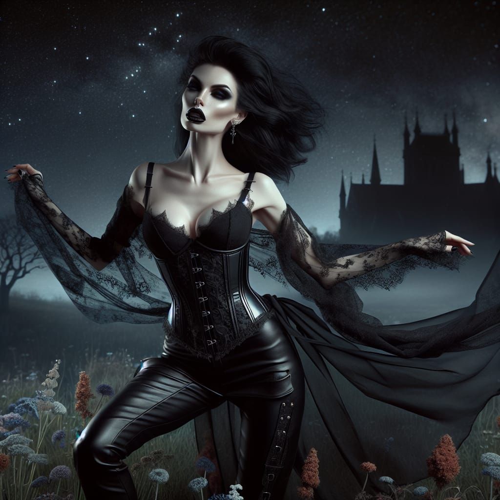Gothic Heroine With An Emphasis on “Goth”