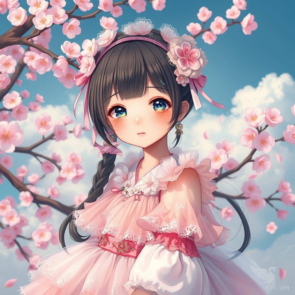 Kawaii Cherry Blossom Fantasy