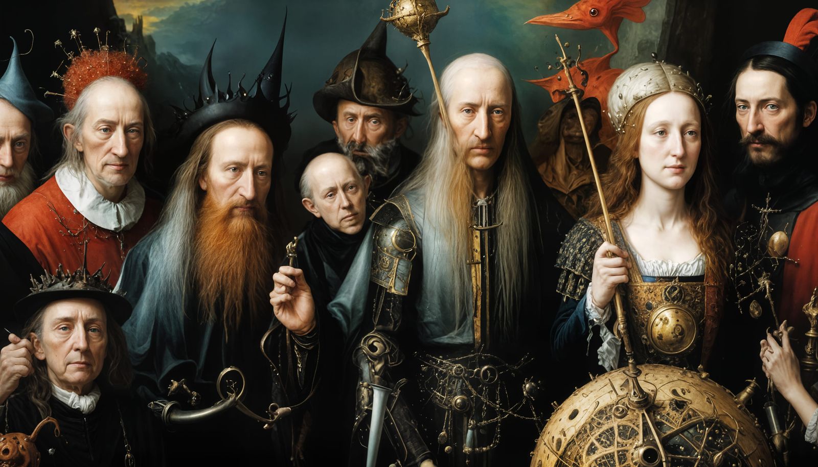 King Mace-Face and Queen Shila: Off to make trouble...