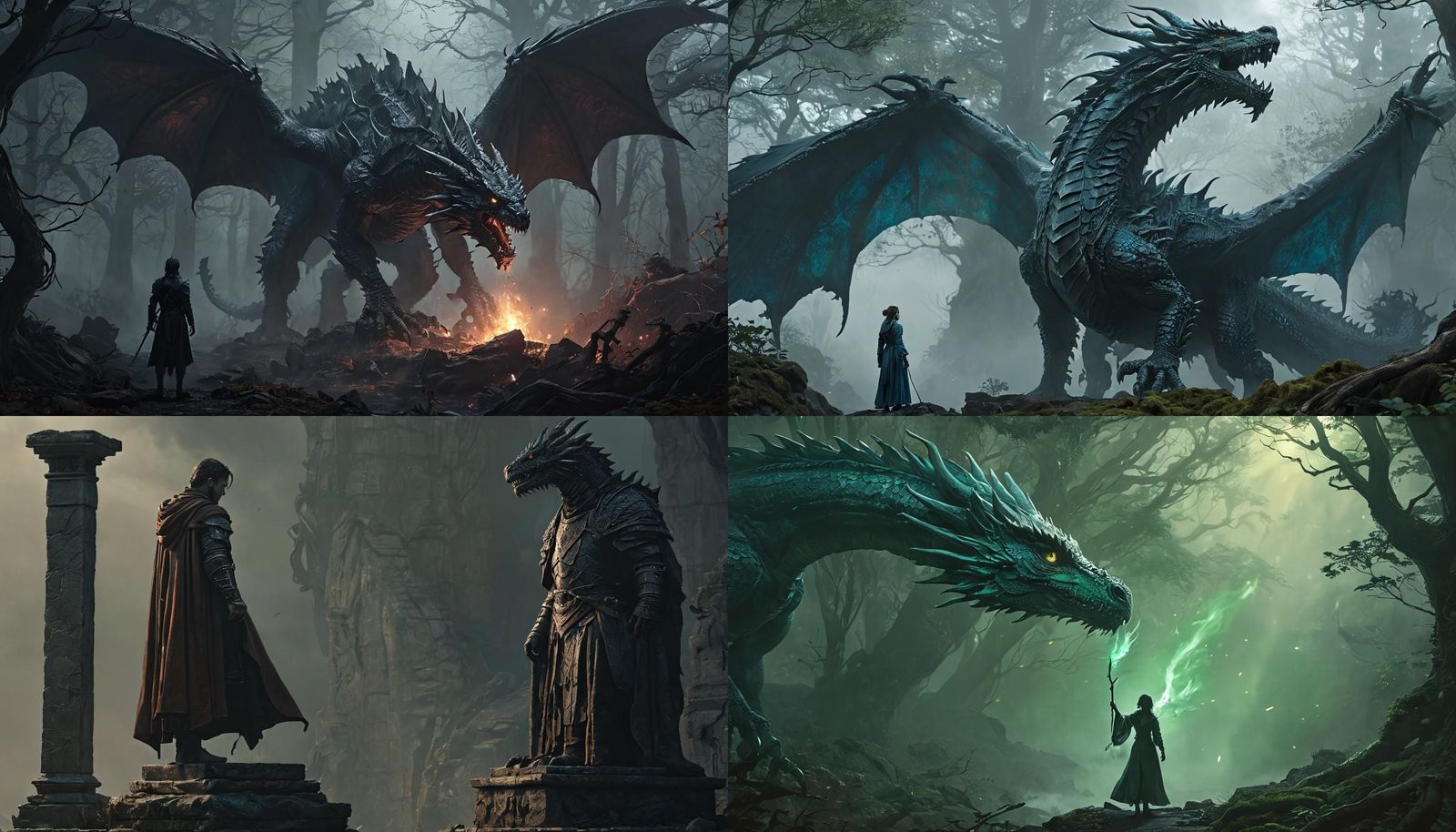 Ranni and Dragon from Elden Ring