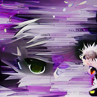 Killua Zoldyck in Anime Style