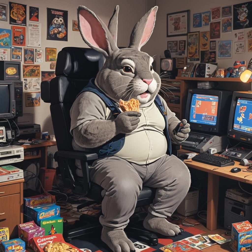 Big Chungus Gaming on Amiga Commodore