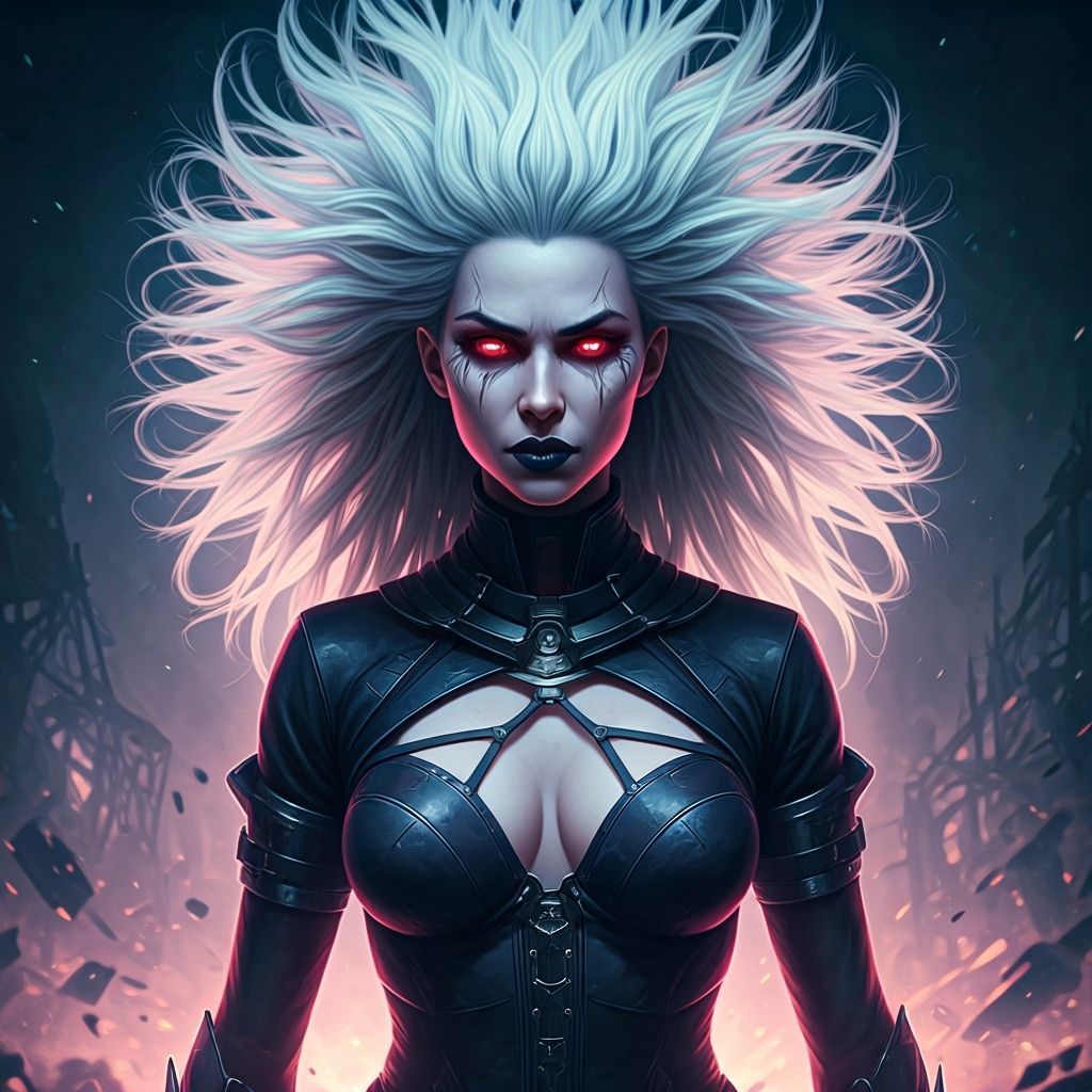 La Lunática: Intense Portrait of Fierce Woman