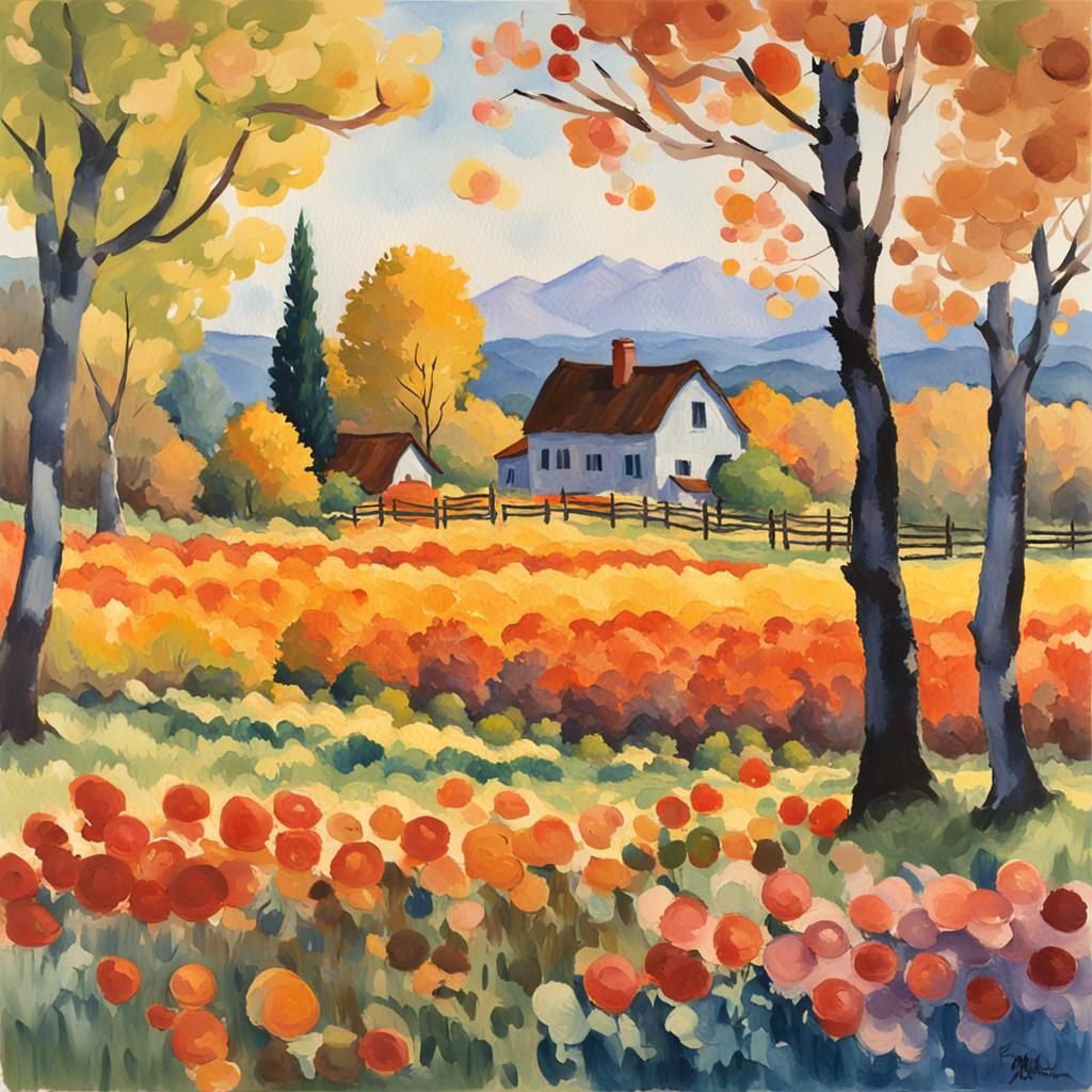 Seasonal Impressionism: A Study in Light and Color