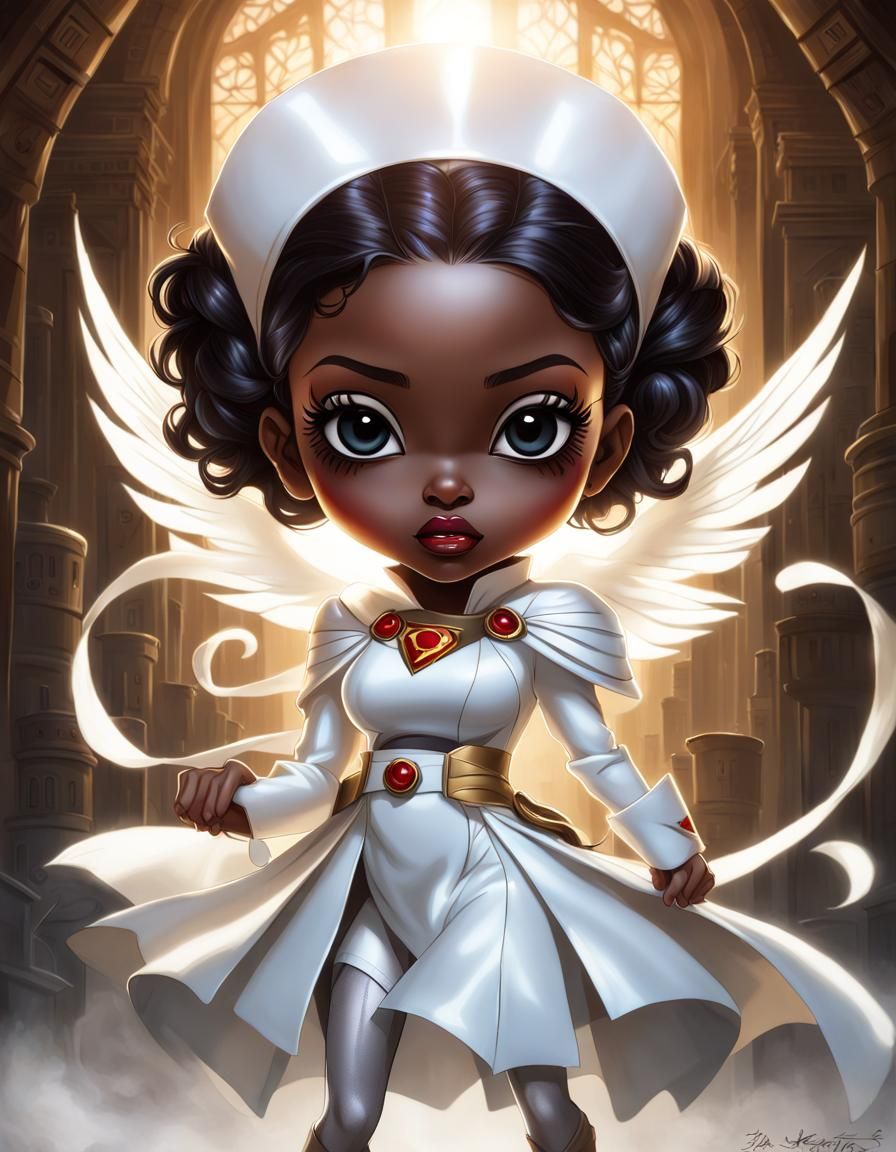 African Super Nurse: Action Scene Movie Poster