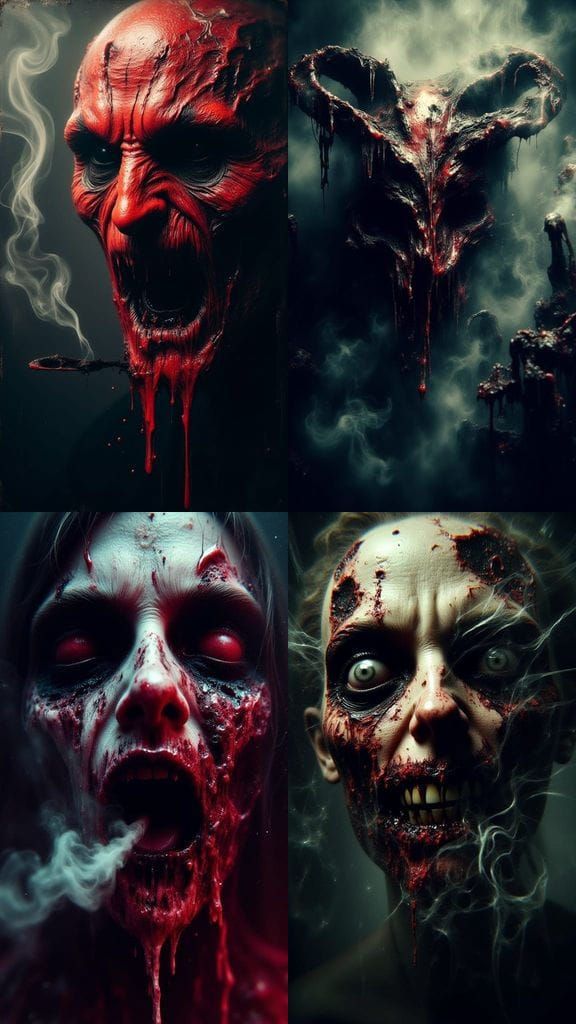 Macabre Demons Smoking Morbid Ooze Strain