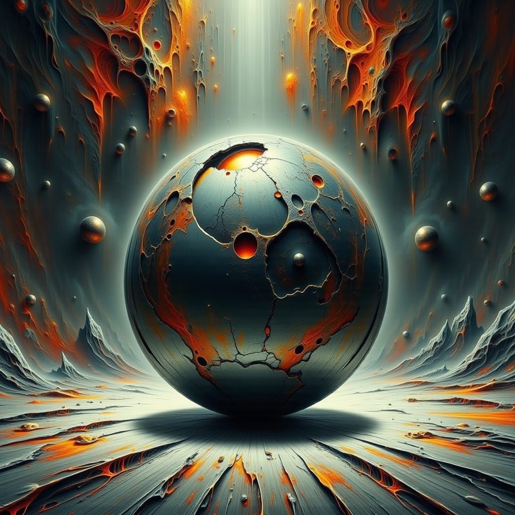 Front View Silver Steel Watch on Metal Wall