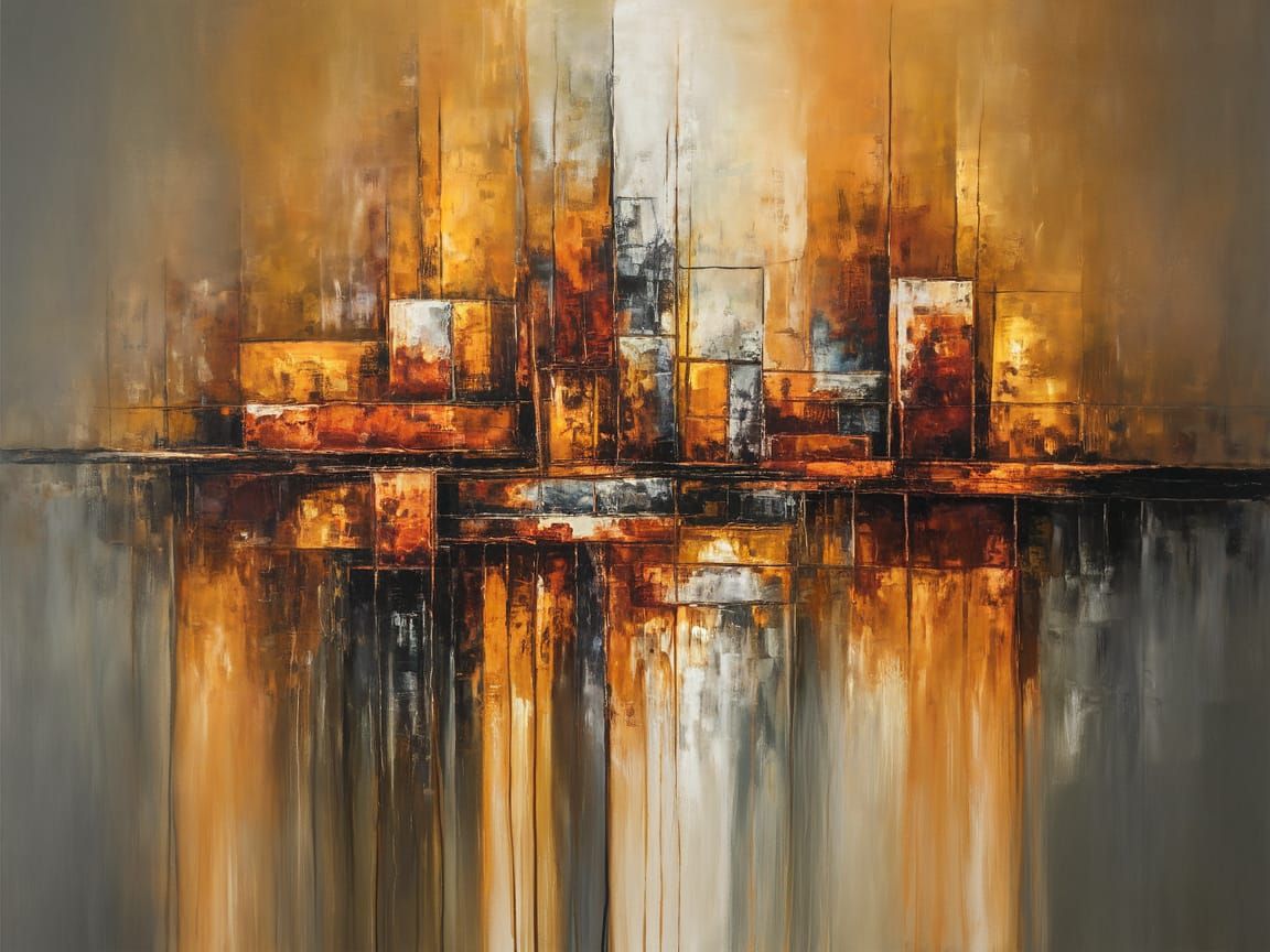 Industrial Decay in Abstract Expressionist Painting