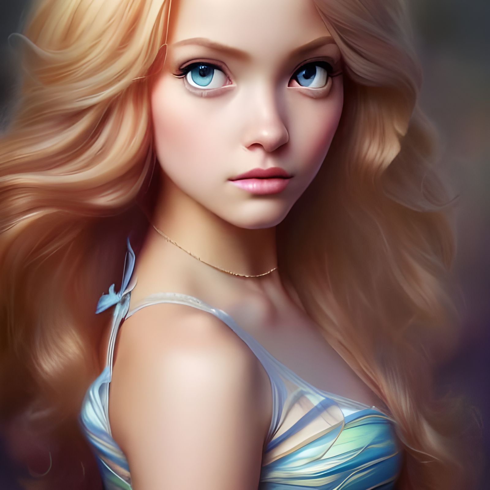 Disney Princess Portrait on a Sunny Day