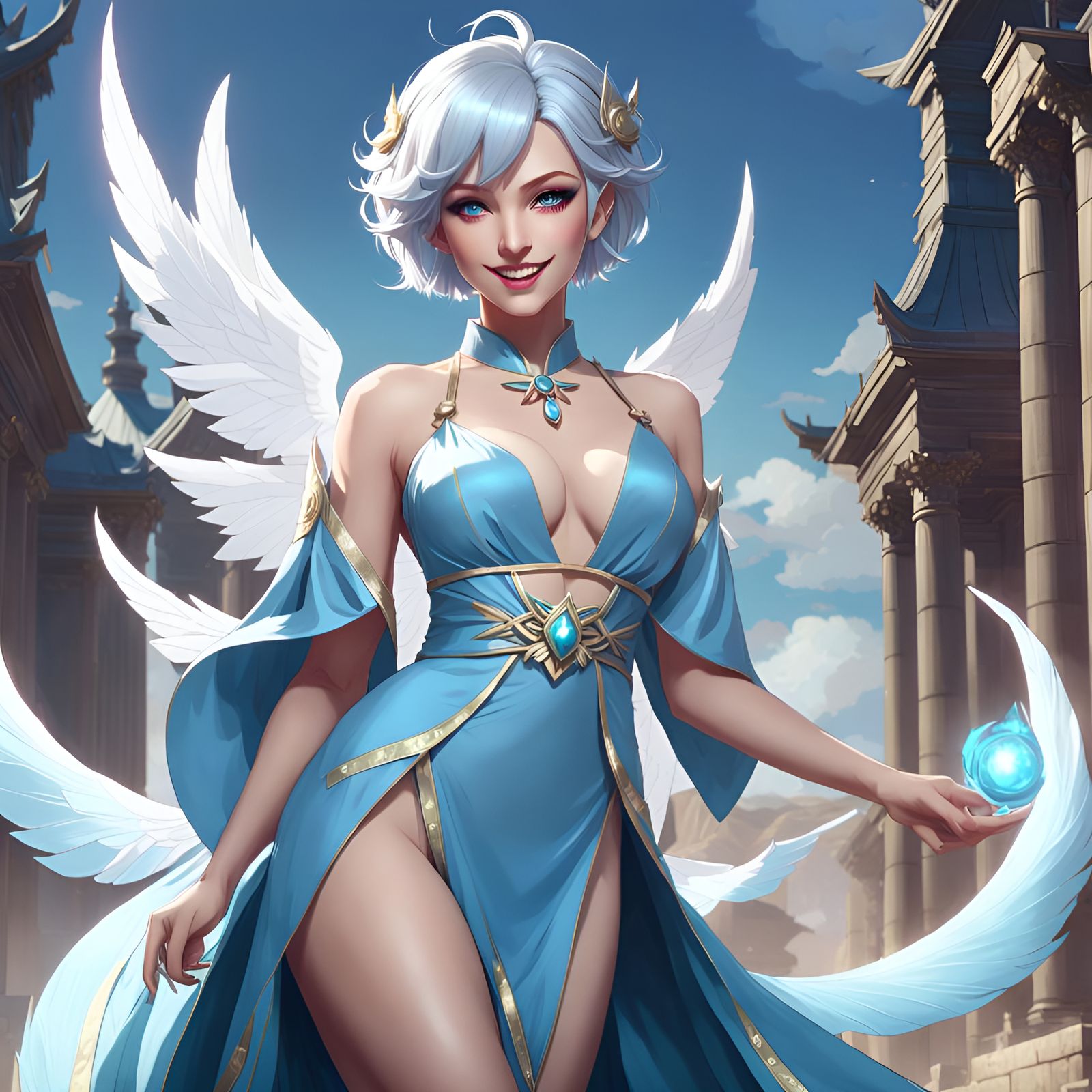 Blue Lady and a little magic