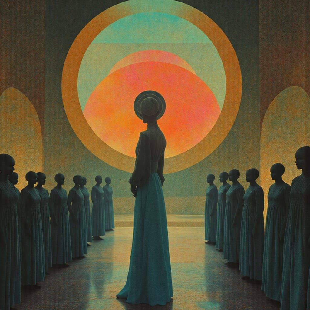 Divine Gathering of Abbesses in Ethereal Geometry