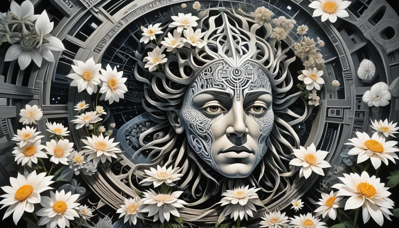 Surreal Sci-Fi Portrait: Revelator of Interdimensional Force...