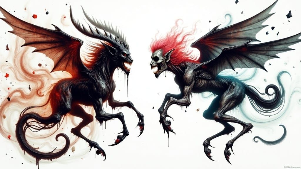 Vampires in Dark Fantasy Wonderland, Inspired by Afrofuturis...