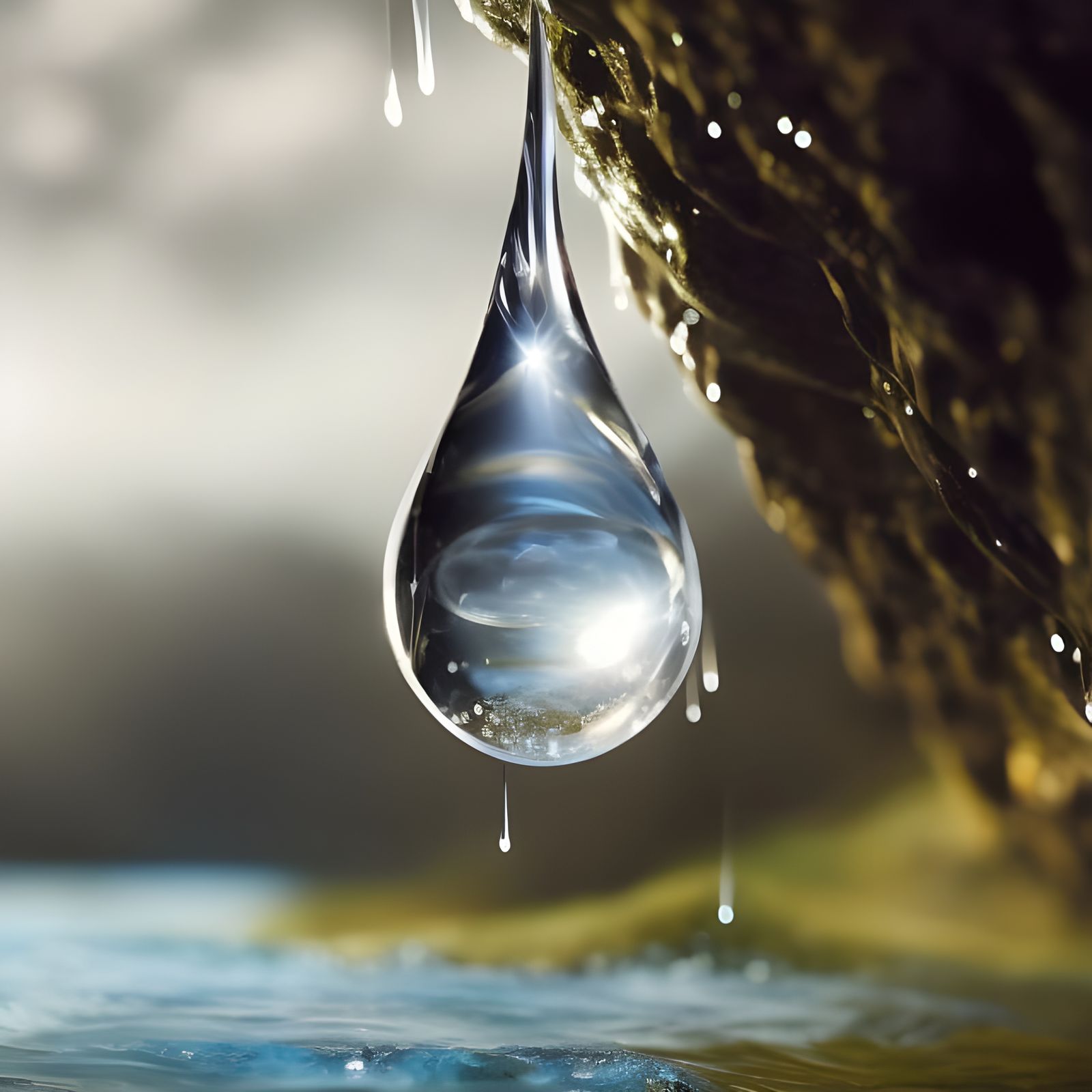 A drop of water