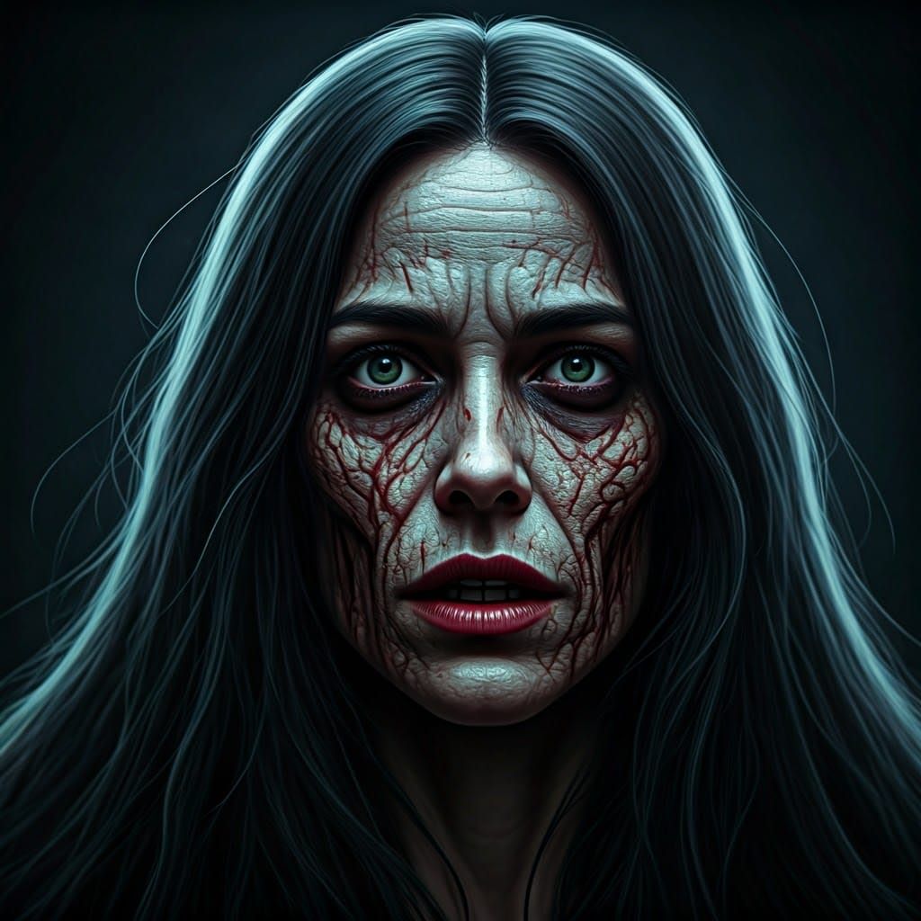 Ominous Daybreak: Horror Art in Doré Style