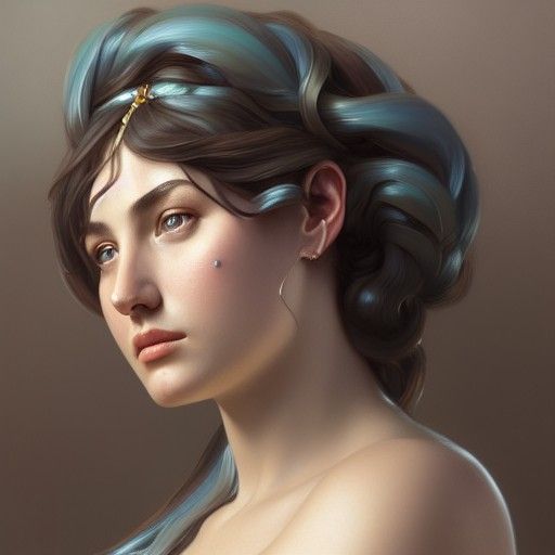 Hestia: Hyperrealistic Greek Goddess Portrait