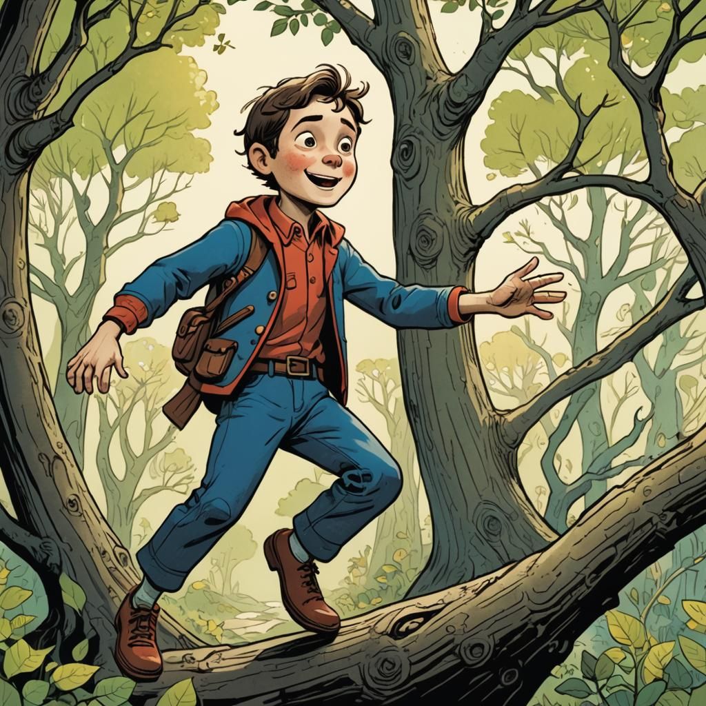 Charming Storybook Character with Extra Limbs