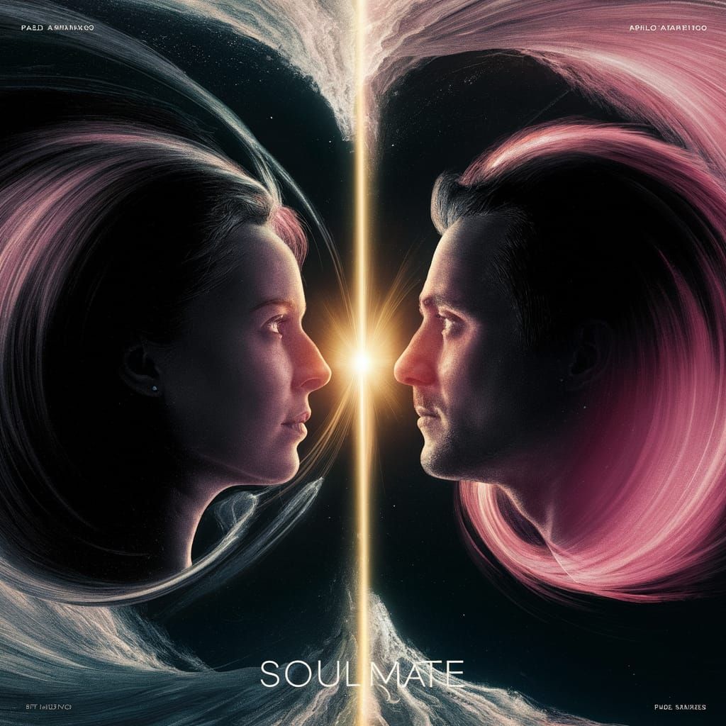 Cosmic Soulmates in a Holographic Illustration