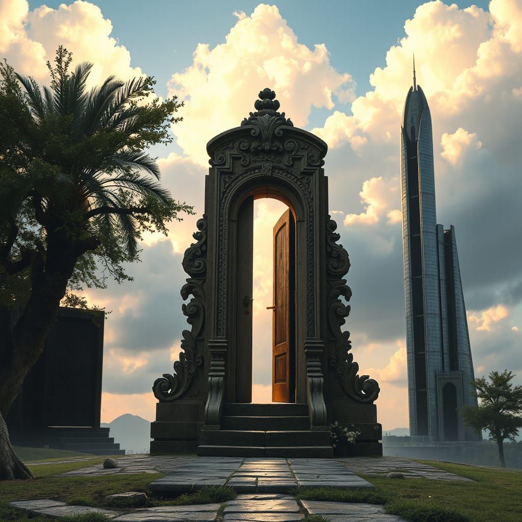 Mysterious Doors to Different Realities