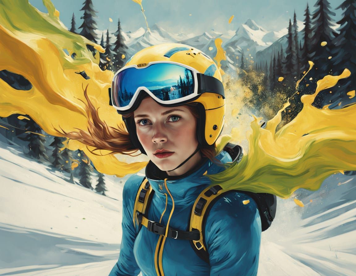 Ethereal Dreamscape in Complementary Colors