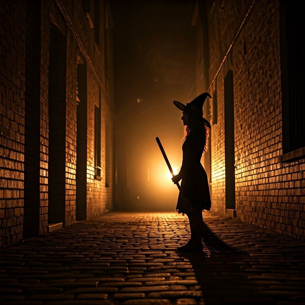 Waiting in the alley. Her time is coming soon.