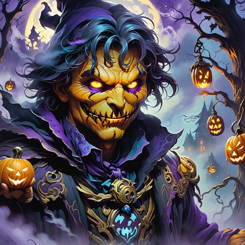 Dark Fantasy Anime Jack O'Lantern Character