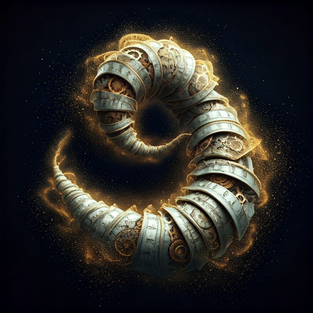 Clockwork Caterpillar: A Biomechanical Dreamscape