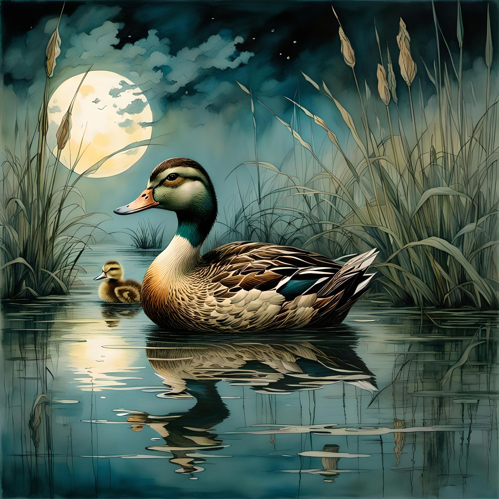 Monochromatic Gray Water Still Life