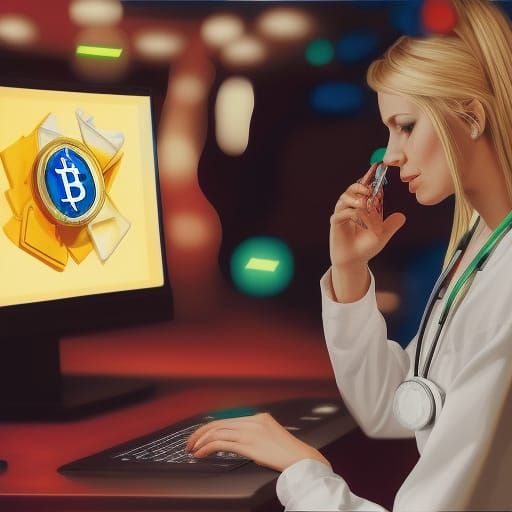 Nurse Wins Bitcoin Jackpot: Abstract Art