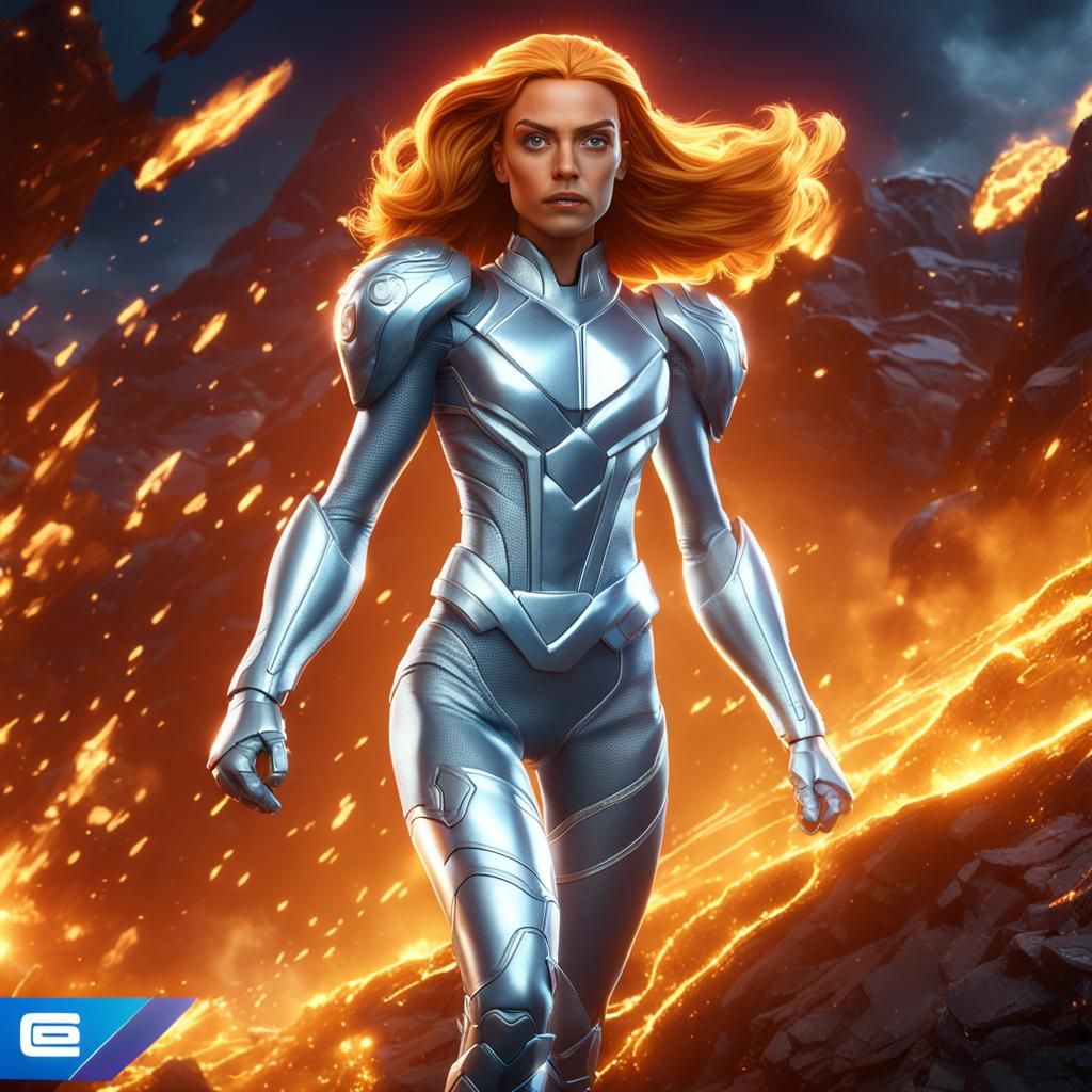 Totally Spies Sam in Silver Battlesuit: Detailed Matte Paint...