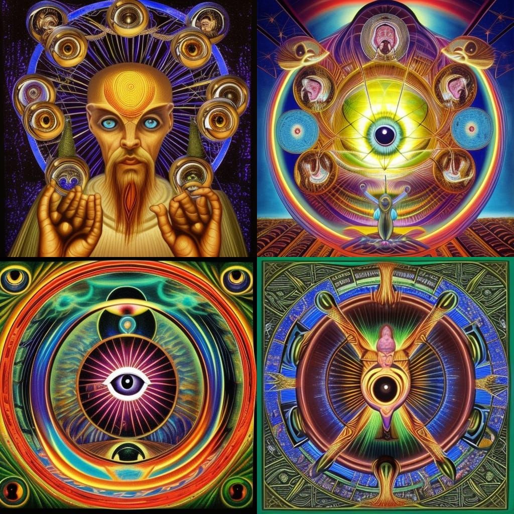 Ophanim: Wheels of God in Divine Light