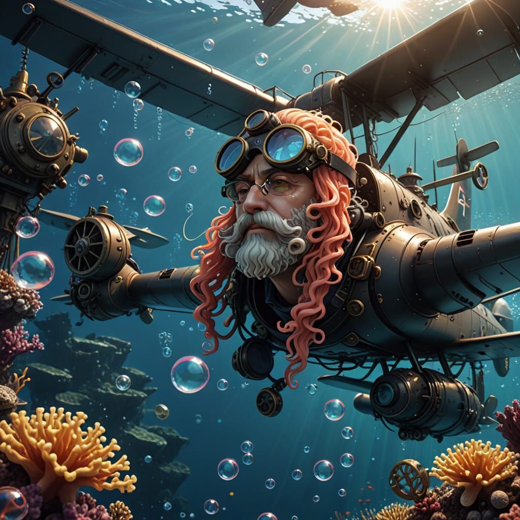 A Biplane Pilot Dives into the Abyss