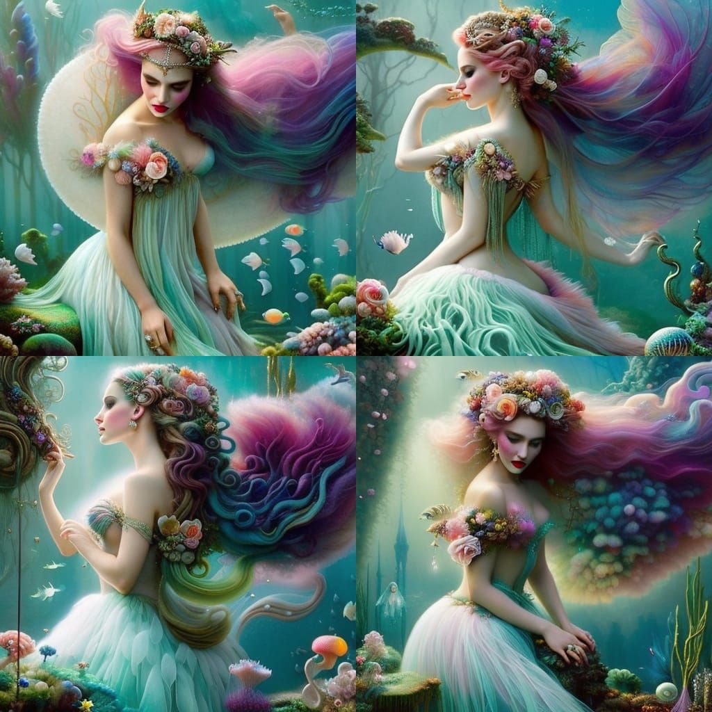 Natalie Portman as Steampunk Mermaid Princess