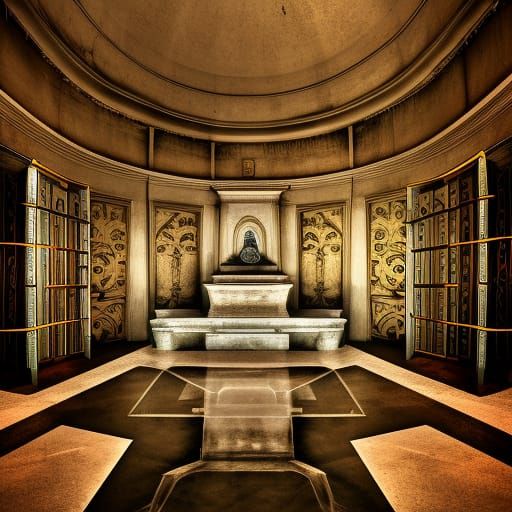 Magic Show in Mausoleum with Friendly Ghost