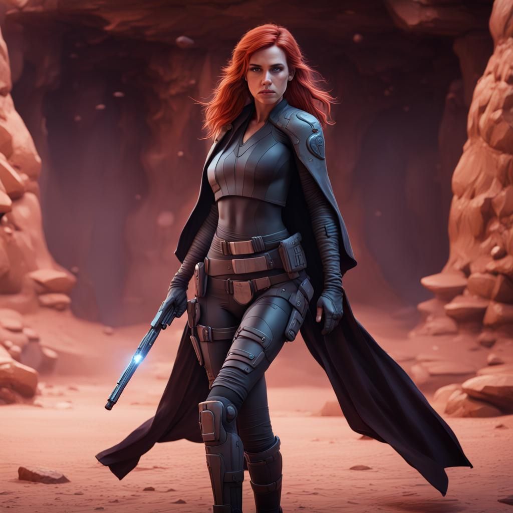 Fantastical Character Cut in Half: Detailed Matte Painting