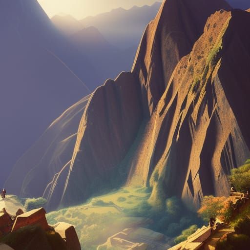 Machu Picchu: Hyperdetailed Concept Art in 8K