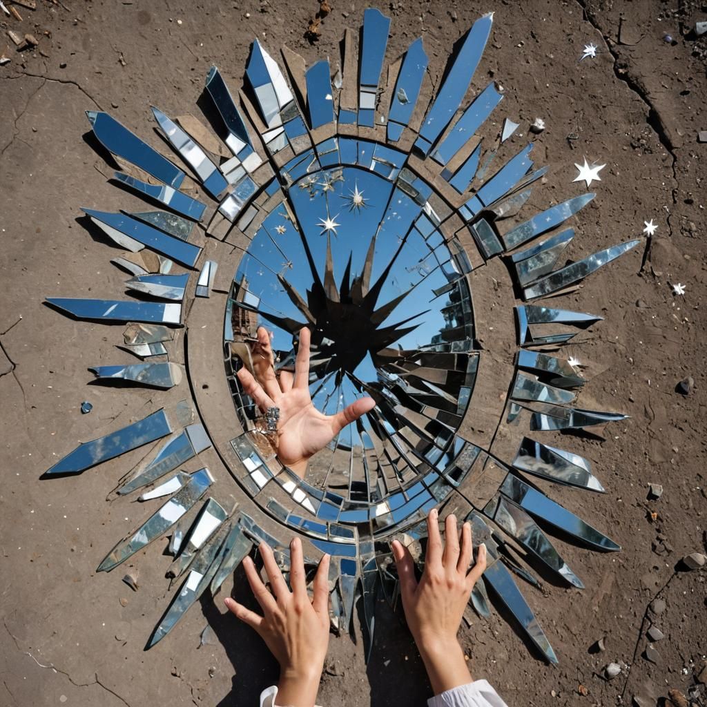 Cosmic Reflection: Shattered Mirror to the Universe