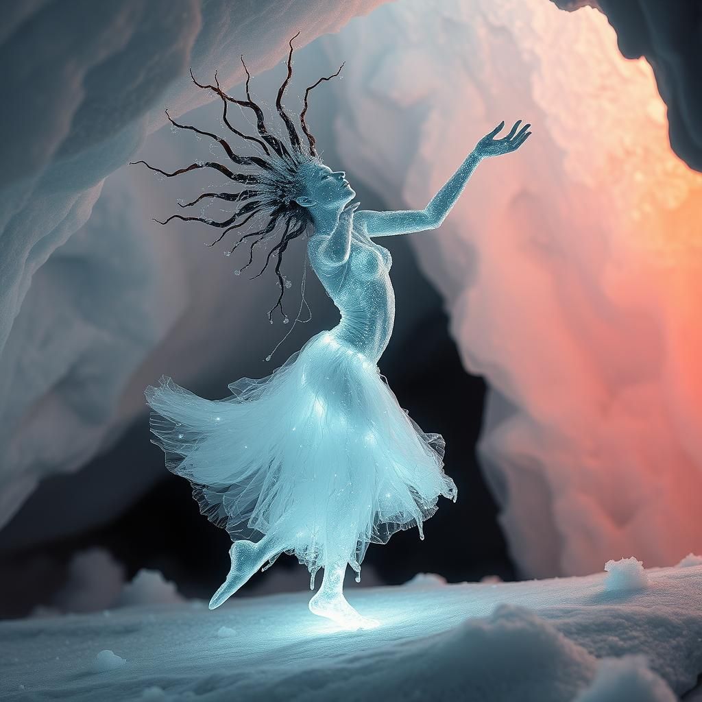Fairytale Frostwork Dancer in Natural Theatre