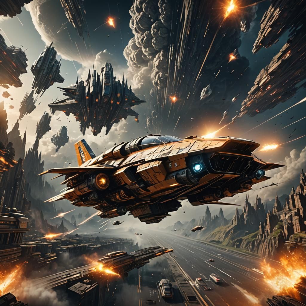 Faster Than Light: Epic Digital Matte Painting