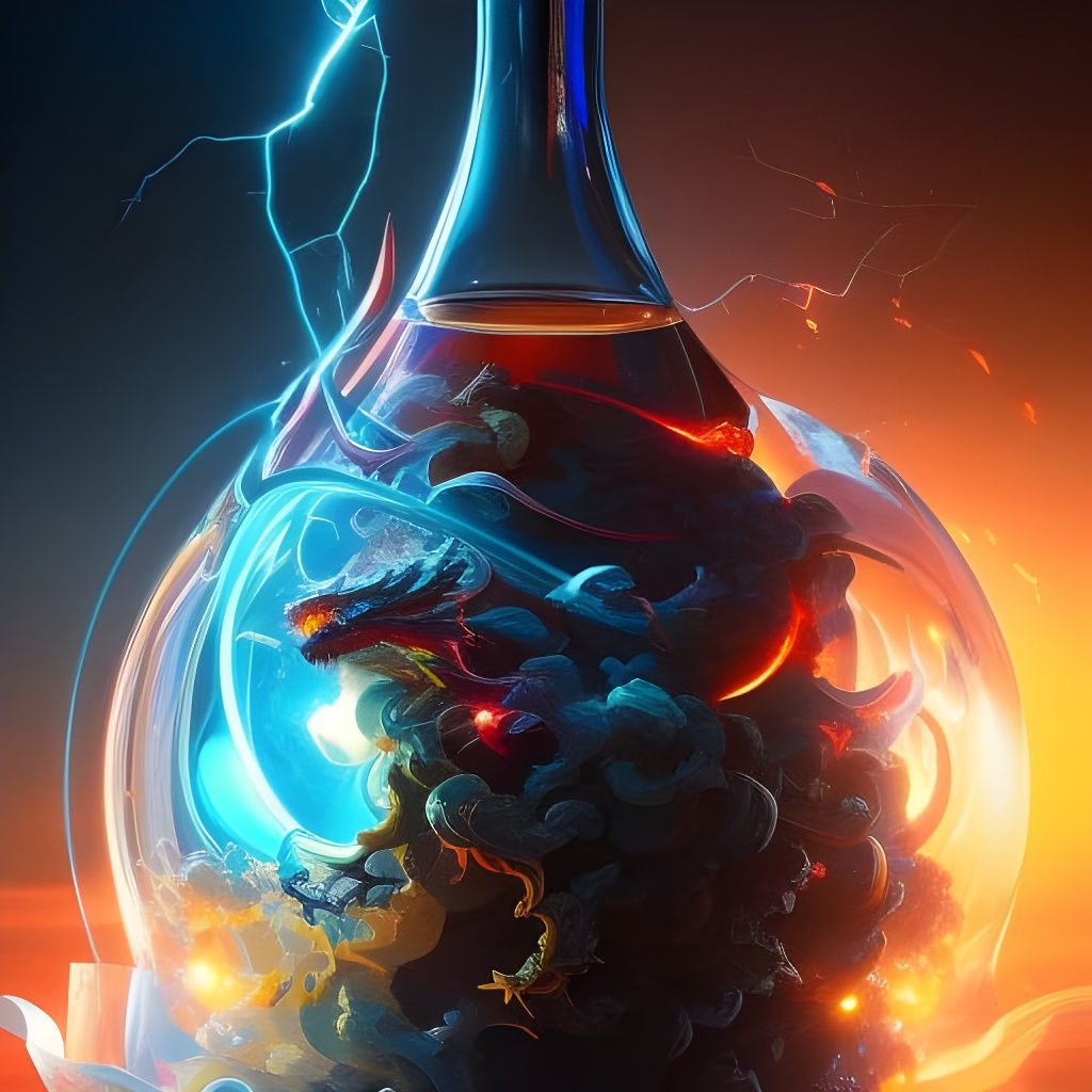 Lightning in a Bottle: Fractal Fantasy Art
