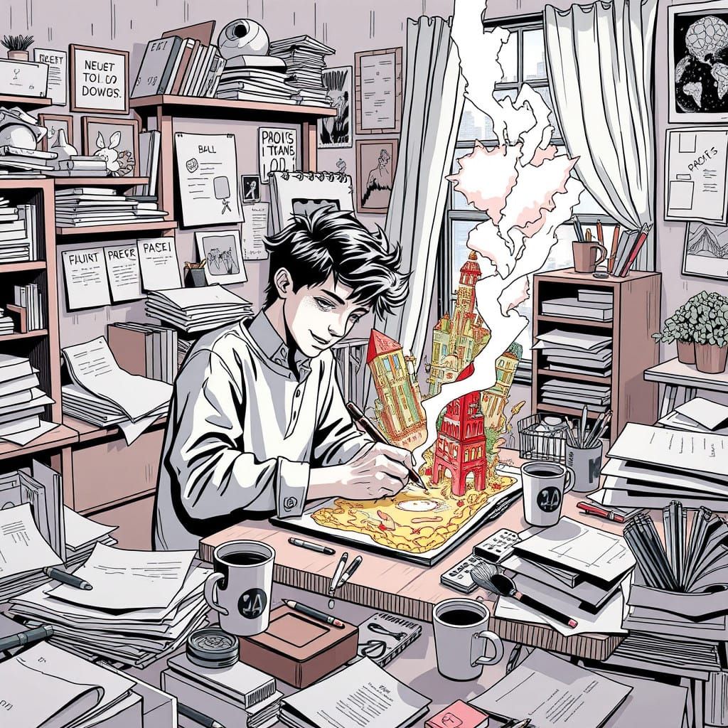 Energetic Artist Transcends Reality with Voluminous 3D Drawi...