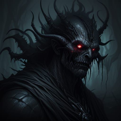 Dark Fantasy Demon in Greg Rutkowski Style