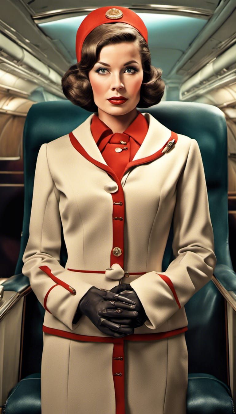 Airline Stewardess Fashion