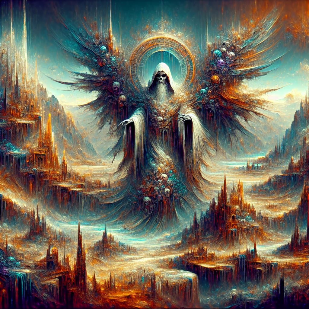 Thanatos: Personification of Death in Fantasy Art