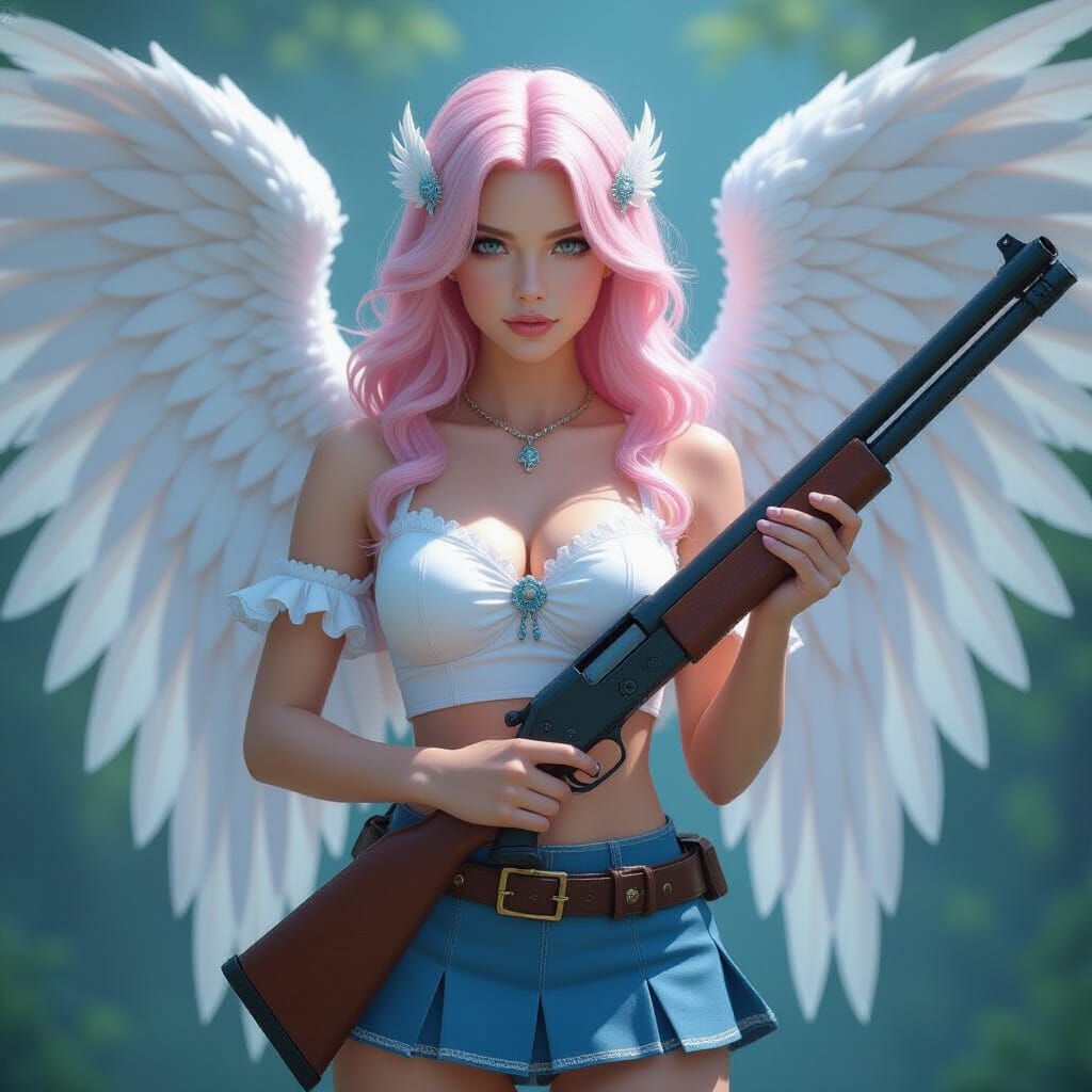 Angel with a shotgun