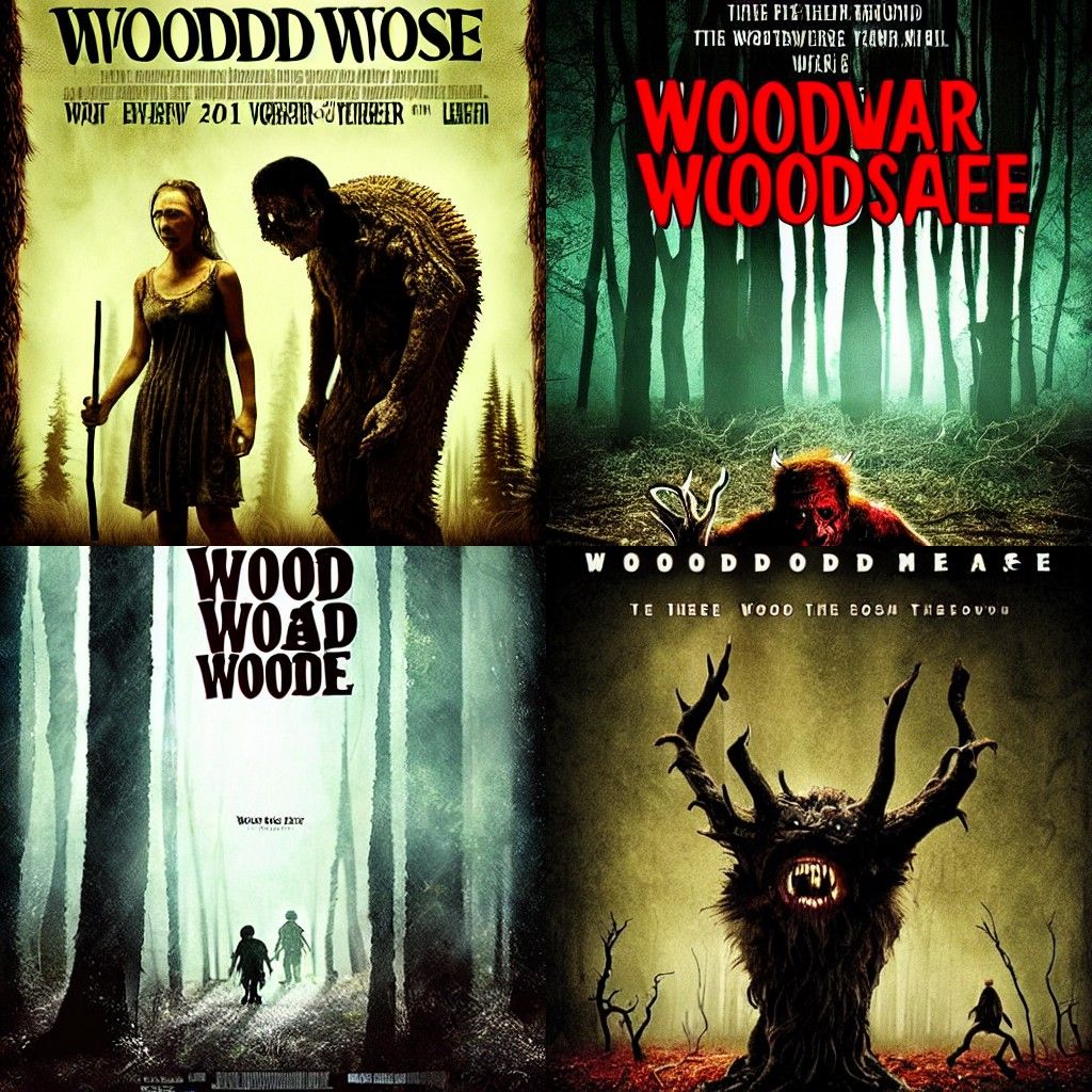 The Woodwose: A 2010s Monster Horror Movie Poster