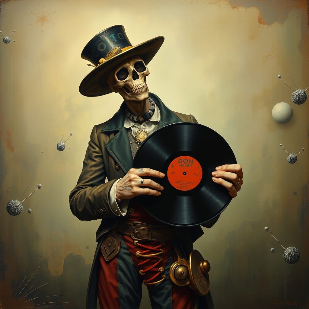 Bardo Magno Vinyl Art in Surrealist Style