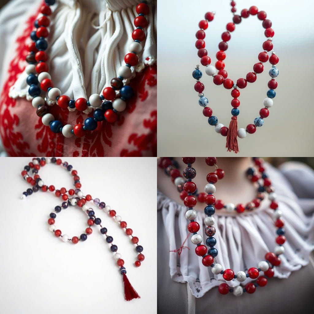 Croatian Folk Costume Necklace in Sinister Style